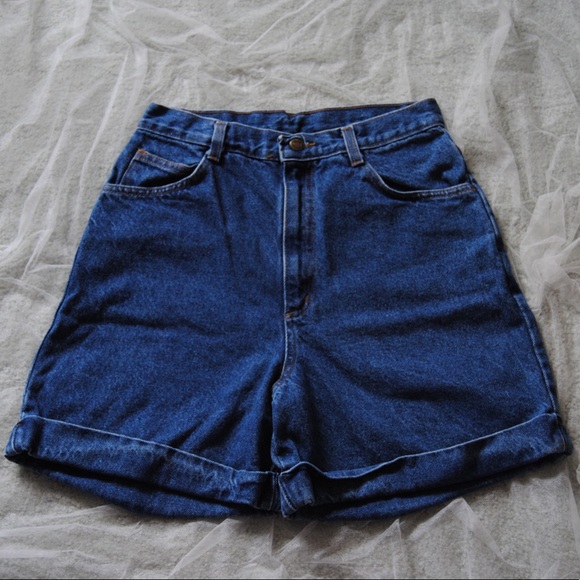 Vintage Denim Mom Shorts - Picture 1 of 2